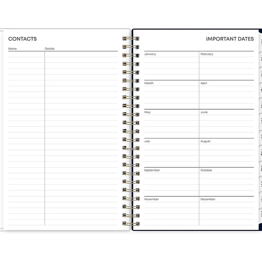2025 Planners|Blue Sky 2025 Nightfall 5" x 8" Weekly & Monthly Planner, Plastic Cover, Multicolor (150779)