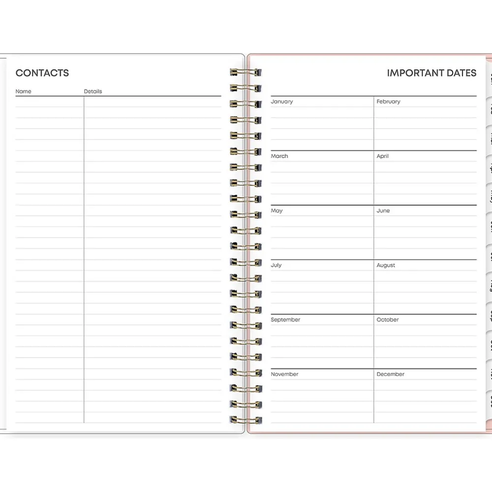 2025 Planners|Blue Sky 2025 Paradise Again 5" x 8" Weekly & Monthly Planner, Plastic Cover, Multicolor (148331)