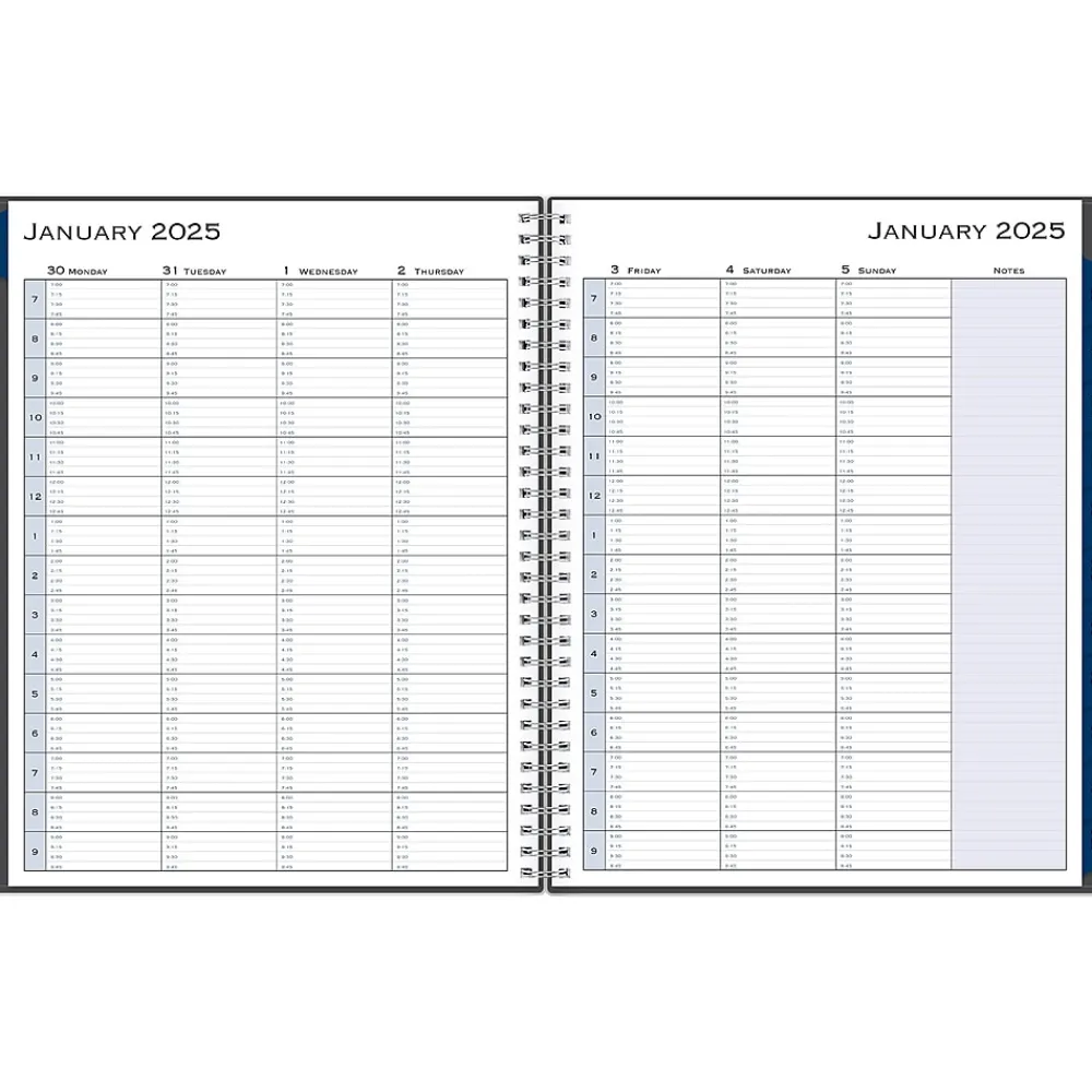 2025 Planners|Blue Sky 2025 Passages 8.5" x 11" Weekly & Monthly Appointment Book, Plastic Cover, Charcoal Gray (100009-25)