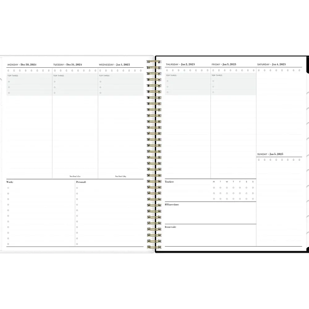 2025 Planners|Blue Sky 2025 Petiti 8.5" x 11" Weekly & Monthly Planner, Plastic Cover, Multicolor (149082)