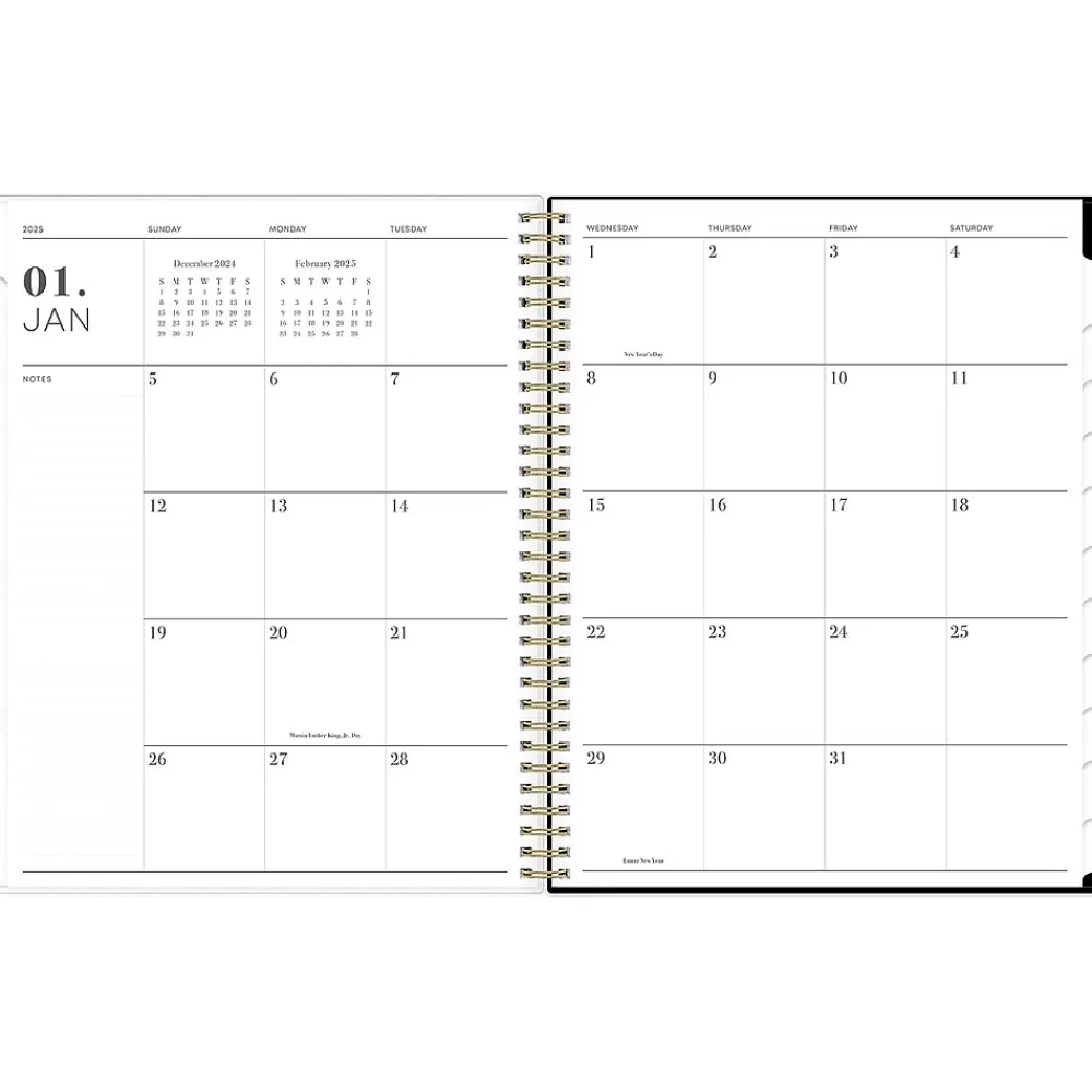 2025 Planners|Blue Sky 2025 Petiti 8.5" x 11" Weekly & Monthly Planner, Plastic Cover, Multicolor (149082)