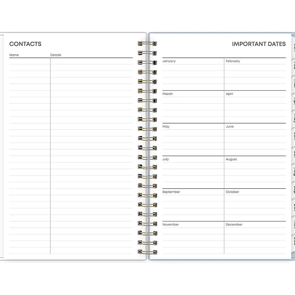 2025 Planners|Blue Sky 2025 Pooch Party 5" x 8" Weekly & Monthly Planner, Plastic Cover, Multicolor (152479)