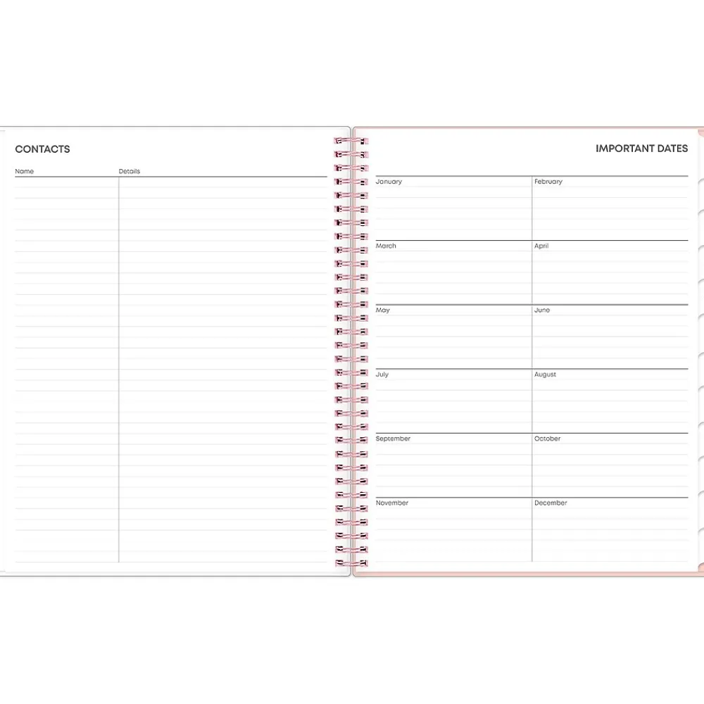 2025 Planners|Blue Sky 2025 Quilted Garden 8.5" x 11" Weekly & Monthly Planner, Plastic Cover, Multicolor (152481)