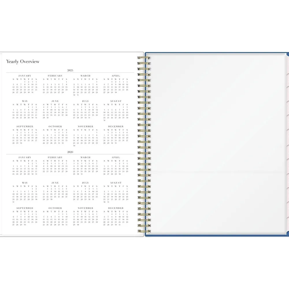 2025 Planners|Blue Sky 2025 Rachel Parcell Tressa 8.5" x 11" Weekly & Monthly Planner, Plastic Cover, Multicolor (151193)