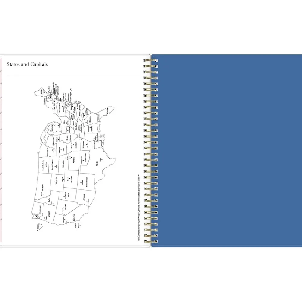 2025 Planners|Blue Sky 2025 Rachel Parcell Tressa 8.5" x 11" Weekly & Monthly Planner, Plastic Cover, Multicolor (151193)