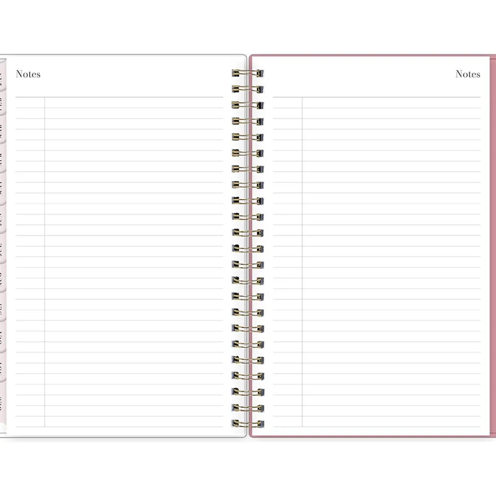 2025 Planners|Blue Sky 2025 Rachel Parcell Rose 5" x 8" Weekly & Monthly Planner, Plastic Cover, Multicolor (148189)