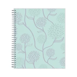 2025 Planners|Blue Sky 2025 Rue Du Flore 8" x 10" Monthly Planner, Plastic Cover, Green/Gray (101605-25)
