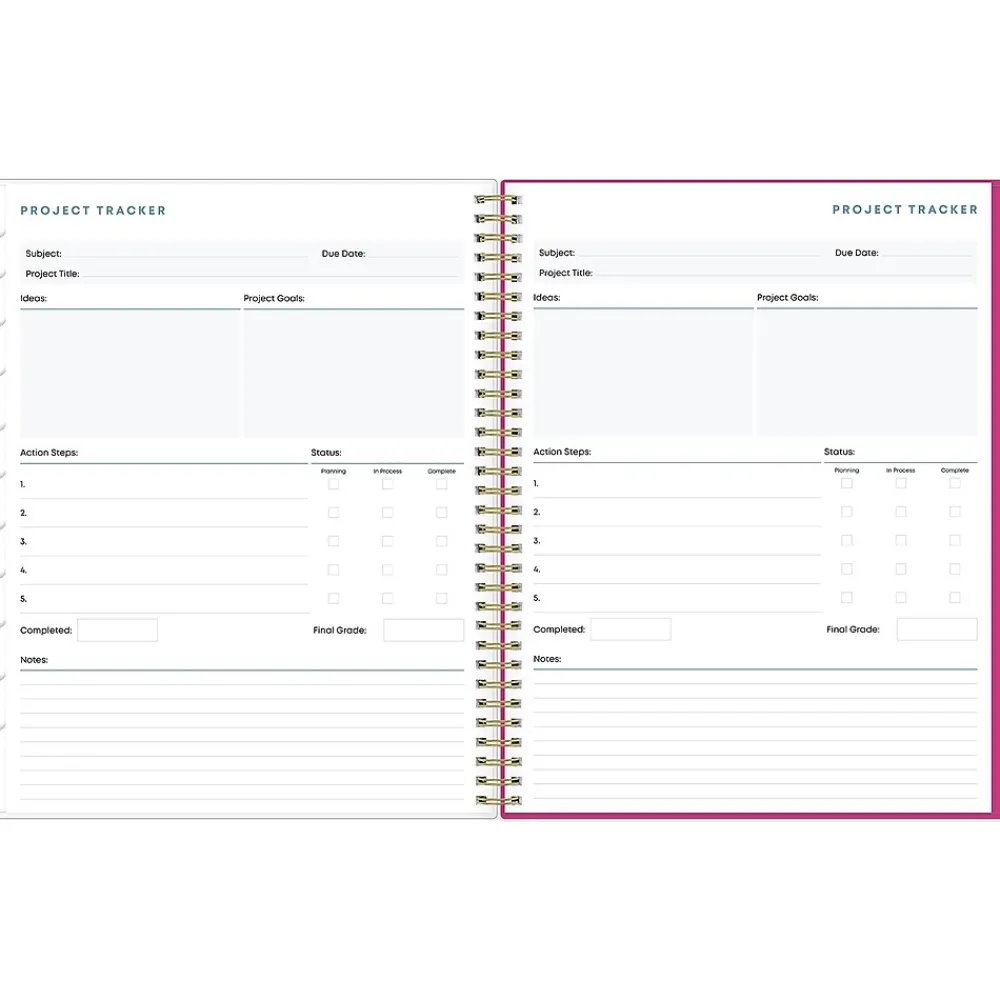 Academic Planners|Blue Sky 2024-2025 Star Confetti Bright 8.5" x 11" Academic Weekly & Monthly Planner, Plastic Cover, Multicolor (136609-A25)