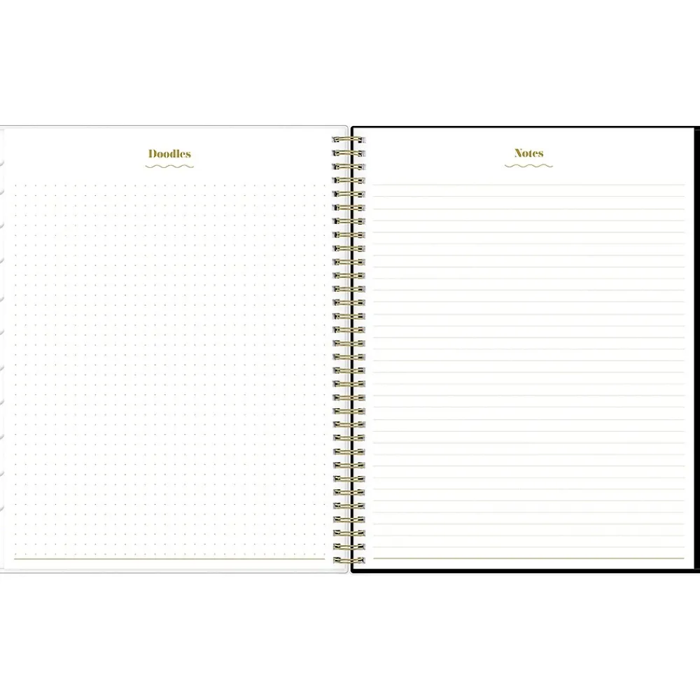 Academic Planners|Blue Sky 2024-2025 The House That Lars Built Primrose Pink 8.5" x 11" Academic Weekly & Monthly Planner, Black/Pink (149720)