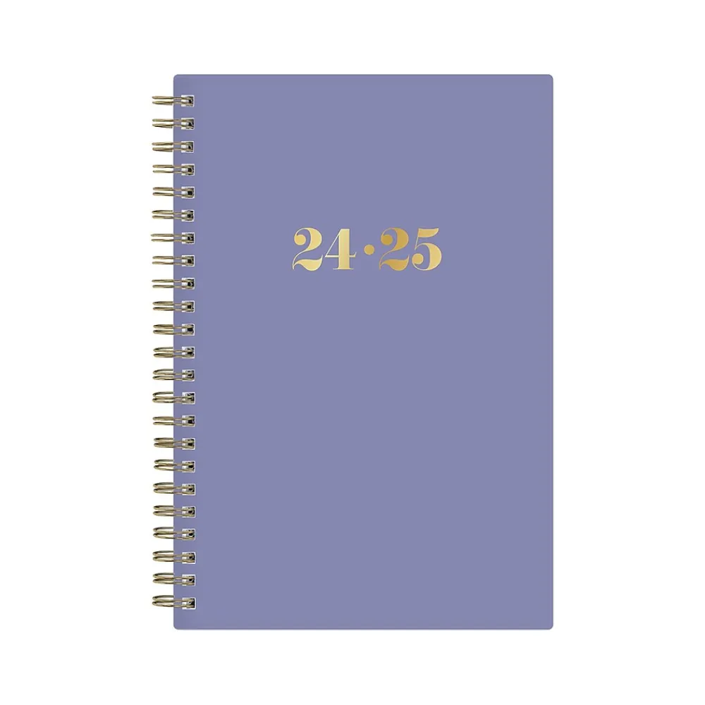 Academic Planners|Blue Sky 2024-2025 The House That Lars Built Mystic Violet 5" x 8" Academic Weekly & Monthly Planner, Plastic Cover