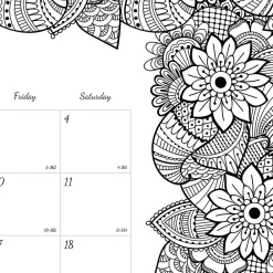 2025 Calendars|Blueline 2025 DoodlePlan Botanica 22