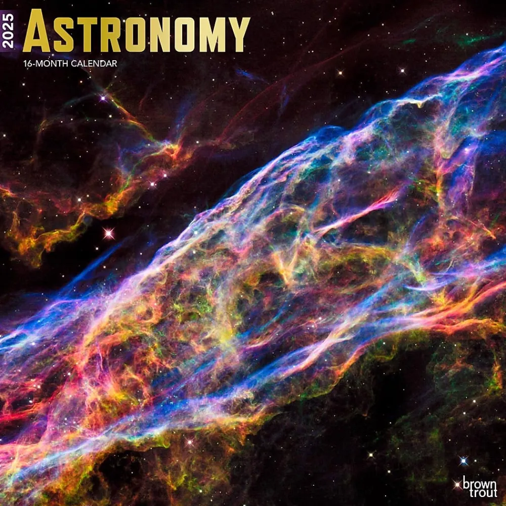 2025 Calendars|BrownTrout 2025 Astronomy 12" x 12" Monthly Wall Calendar (9781975476519)