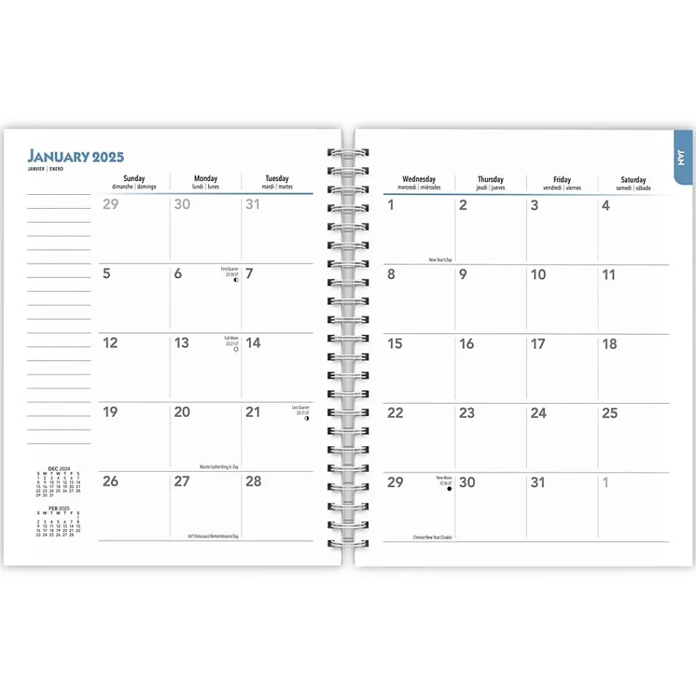 2025 Planners|BrownTrout 2025 Beaches 6" x 7.75" Weekly Engagement Planner, Paper Cover, Multicolored (9781975473198)