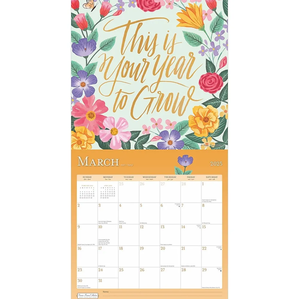 2025 Calendars|BrownTrout 2025 Bonnie Marcus 12" x 12" Monthly Wall Calendar (9781975479701)