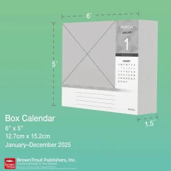 2025 Calendars|BrownTrout 2025 Chickens 6