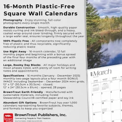 2025 Calendars|BrownTrout 2025 Connecticut Wild & Scenic 12