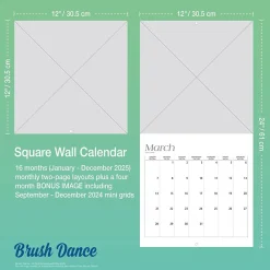 2025 Calendars|BrownTrout 2025 Brush Dance A Fearless Woman 12