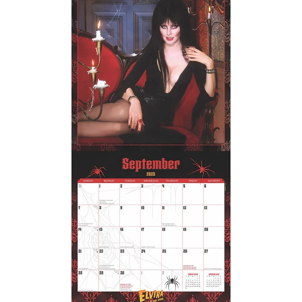 2025 Calendars|Cal Ink 2025 Elvira 12" x 12" Monthly Wall Calendar (9781645916796)