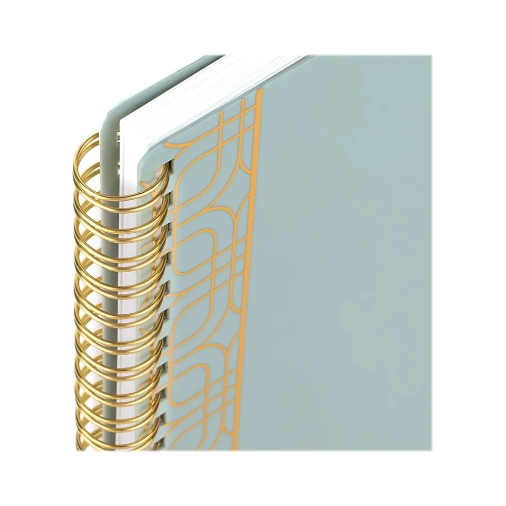 Academic Planners|Cambridge 2024-2025 WorkStyle Classic 5.5" x 8.5" Academic Weekly & Monthly Planner, Plastic Cover, Mellow Frost