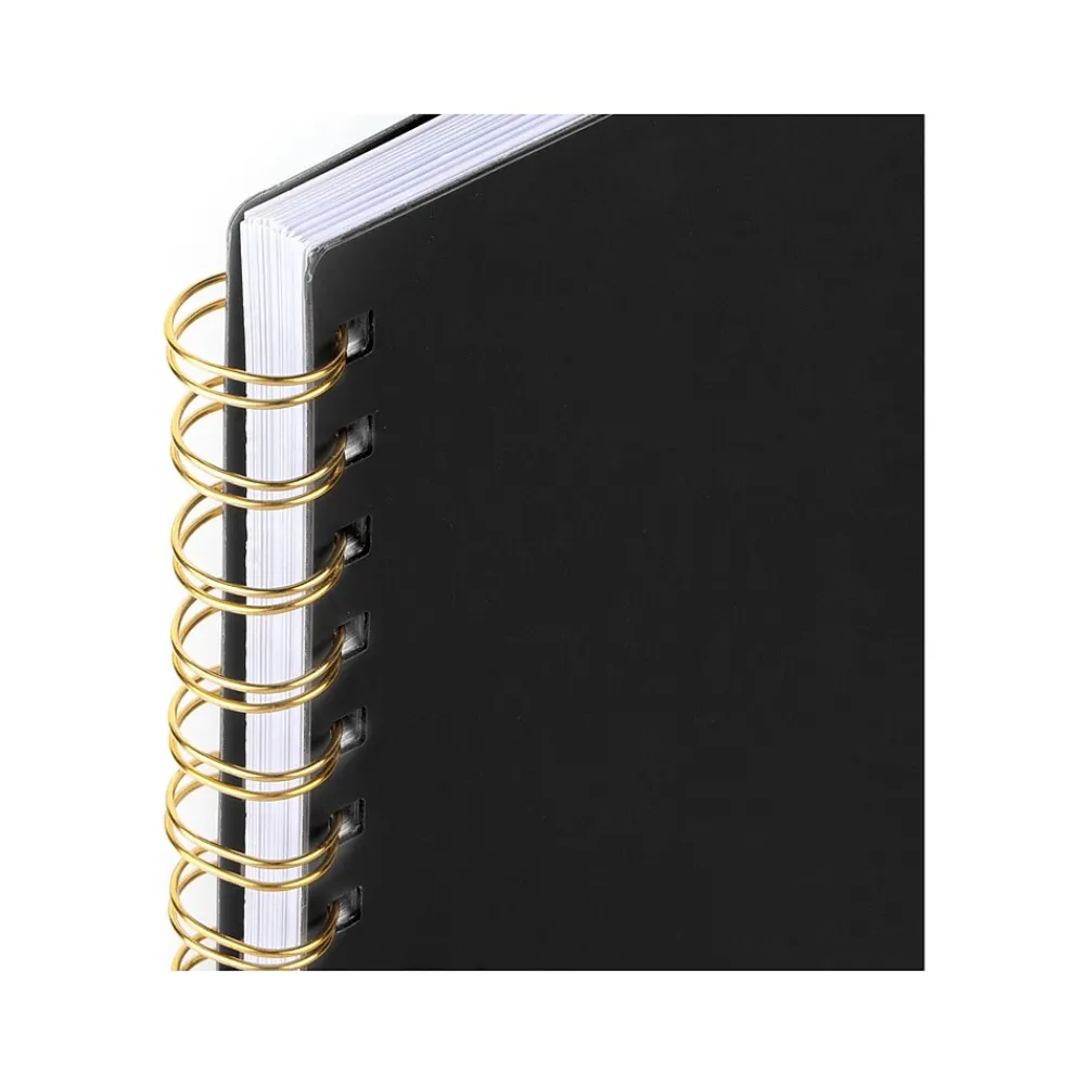 2025 Planners|Cambridge 2025 WorkStyle Classic 5.5" x 8.5" Weekly & Monthly Planner, Poly Cover, Black/Gold (1606-200-05-25)