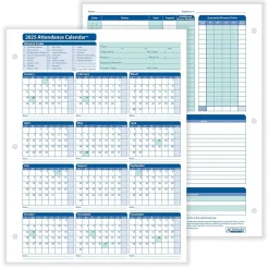 2025 Calendars|ComplyRight 2025 Attendance Tracker 36