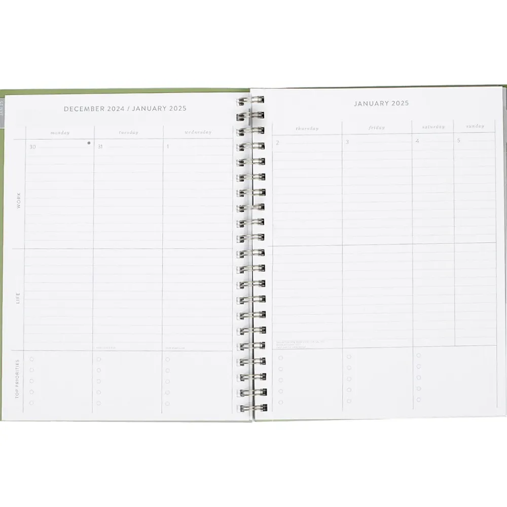 2025 Planners|Fringe 2025 Magnolia 8.75" x 11" Claendar Year Weekly & Monthly Planner, Paper Cover, Multicolor (855PA001FSC)
