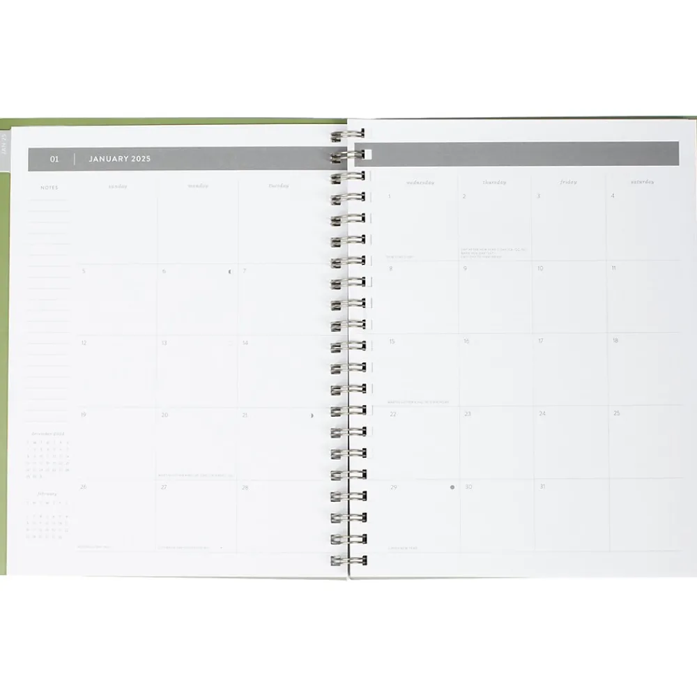 2025 Planners|Fringe 2025 Magnolia 8.75" x 11" Claendar Year Weekly & Monthly Planner, Paper Cover, Multicolor (855PA001FSC)