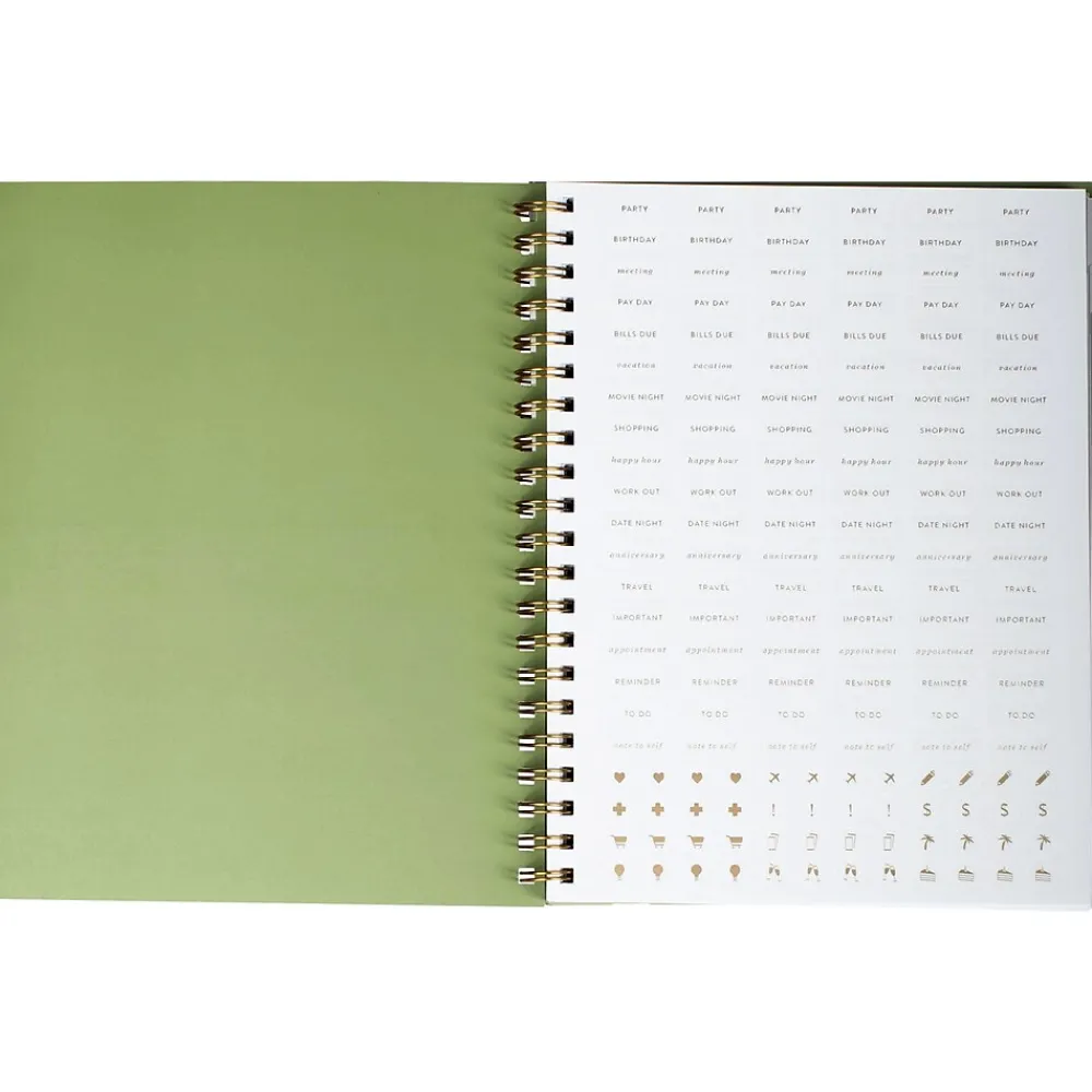 2025 Planners|Fringe 2025 Magnolia 8.75" x 11" Claendar Year Weekly & Monthly Planner, Paper Cover, Multicolor (855PA001FSC)