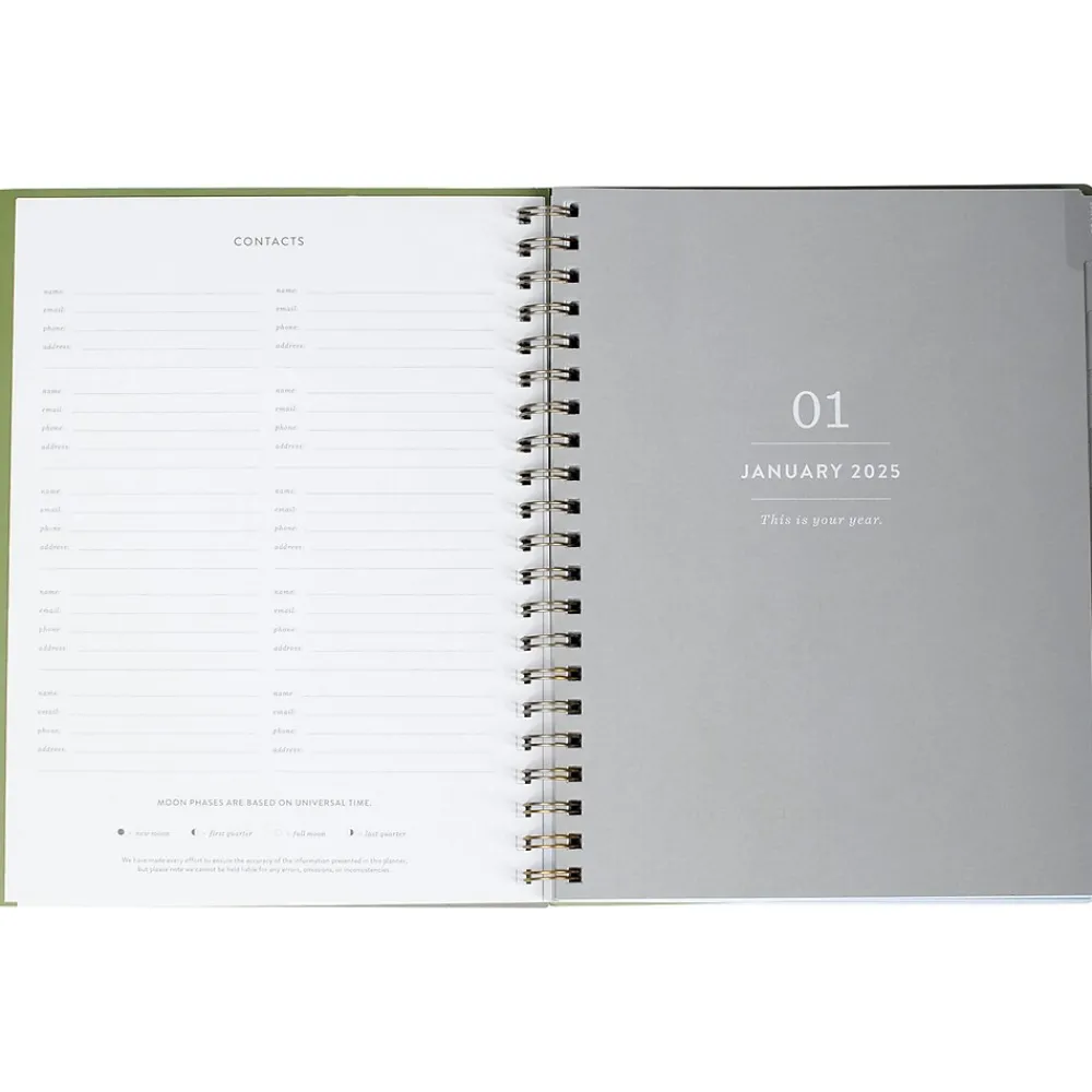 2025 Planners|Fringe 2025 Magnolia 8.75" x 11" Claendar Year Weekly & Monthly Planner, Paper Cover, Multicolor (855PA001FSC)