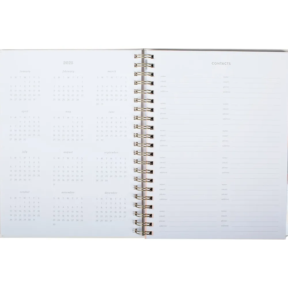 Academic Planners|Fringe 2024-2025 Manifesting 8.75" x 11" Academic Weekly & Monthly Planner, Paper Cover, Aquamarine Blue (825011FSC)