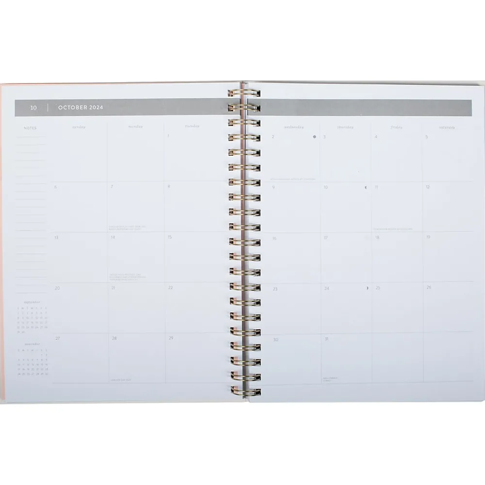Academic Planners|Fringe 2024-2025 Manifesting 8.75" x 11" Academic Weekly & Monthly Planner, Paper Cover, Aquamarine Blue (825011FSC)