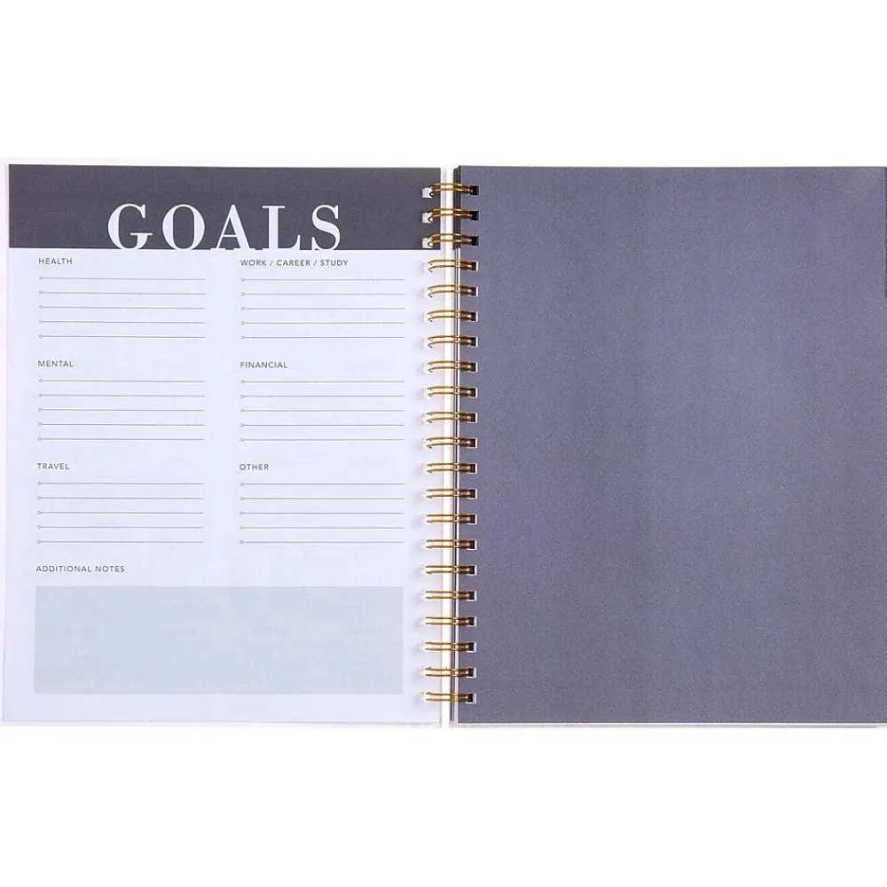 Academic Planners|Gartner Studios 2024-2025 Pink Palm Tree 9.13" x 11.3" Academic Weekly & Monthly Planner, Plastic Cover, Pink (175671)