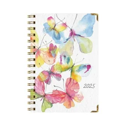 2025 Planners|Global Printed Products 2025 5.5" x 8" Weekly & Monthly Planner, Paperboard Cover, Multicolor (SPLS25-58-33)