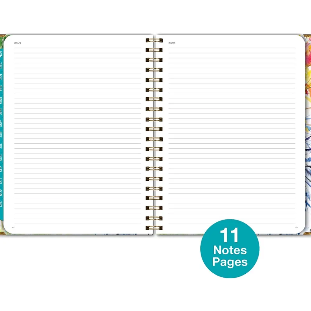 2025 Planners|Global Printed Products 2025 8.5" x 11" Weekly & Monthly Planner, Paper Cover, Multicolor (SPLS25-8511-20)