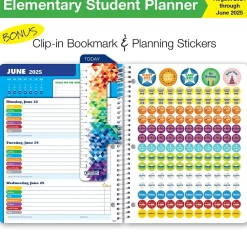 Academic Planners|Global Printed Products 2024-2025 8.5" x 11" Academic Year Planner, Paper Cover, Multicolor (AY24EB851102-CP)