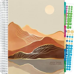 Academic Planners|Global Printed Products 2024-2025 Deluxe Teacher 8.5" x 11" Academic Year Planner, Paper Cover, Multicolor (DTP-AY24-0045)