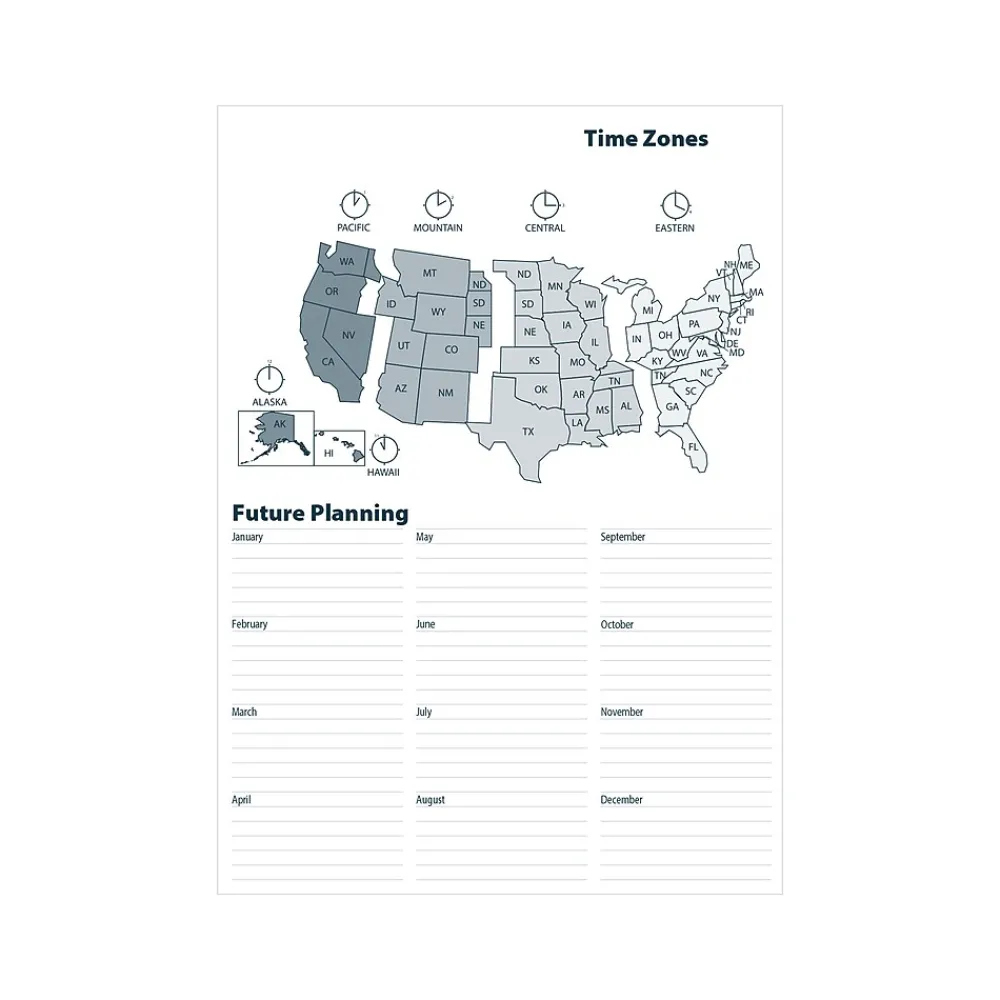Academic Planners|House of Doolittle 2024-2025 8.5" x 11" Academic Weekly Appointment Book, Leatherette Cover, Black (257202-25)