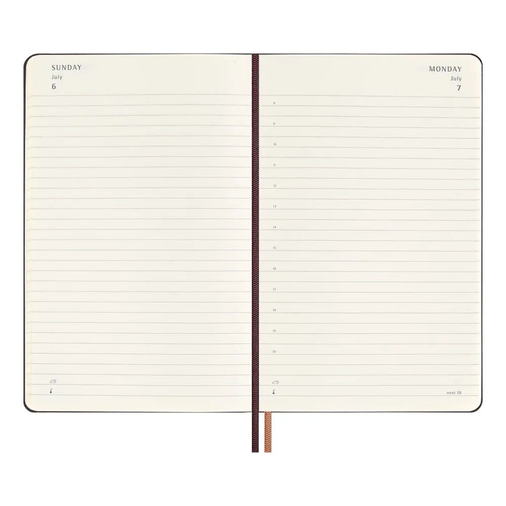 2025 Planners|Moleskine 2025 Limited Edition Harry Potter Accio 5" x 8.25" Daily Planner, Bordeaux Red (DHP12DC3Y25)