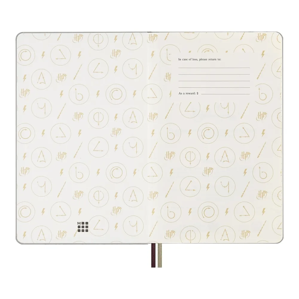 2025 Planners|Moleskine 2025 Limited Edition Harry Potter Wingardium Leviosa 5" x 8.25" Weekly Planner, Pearl Gray (DHP12WN3Y25)