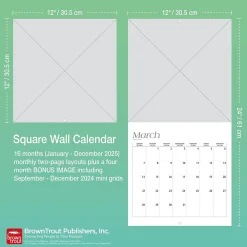 2025 Calendars|BrownTrout 2025 Motor Club Dream Cars 12