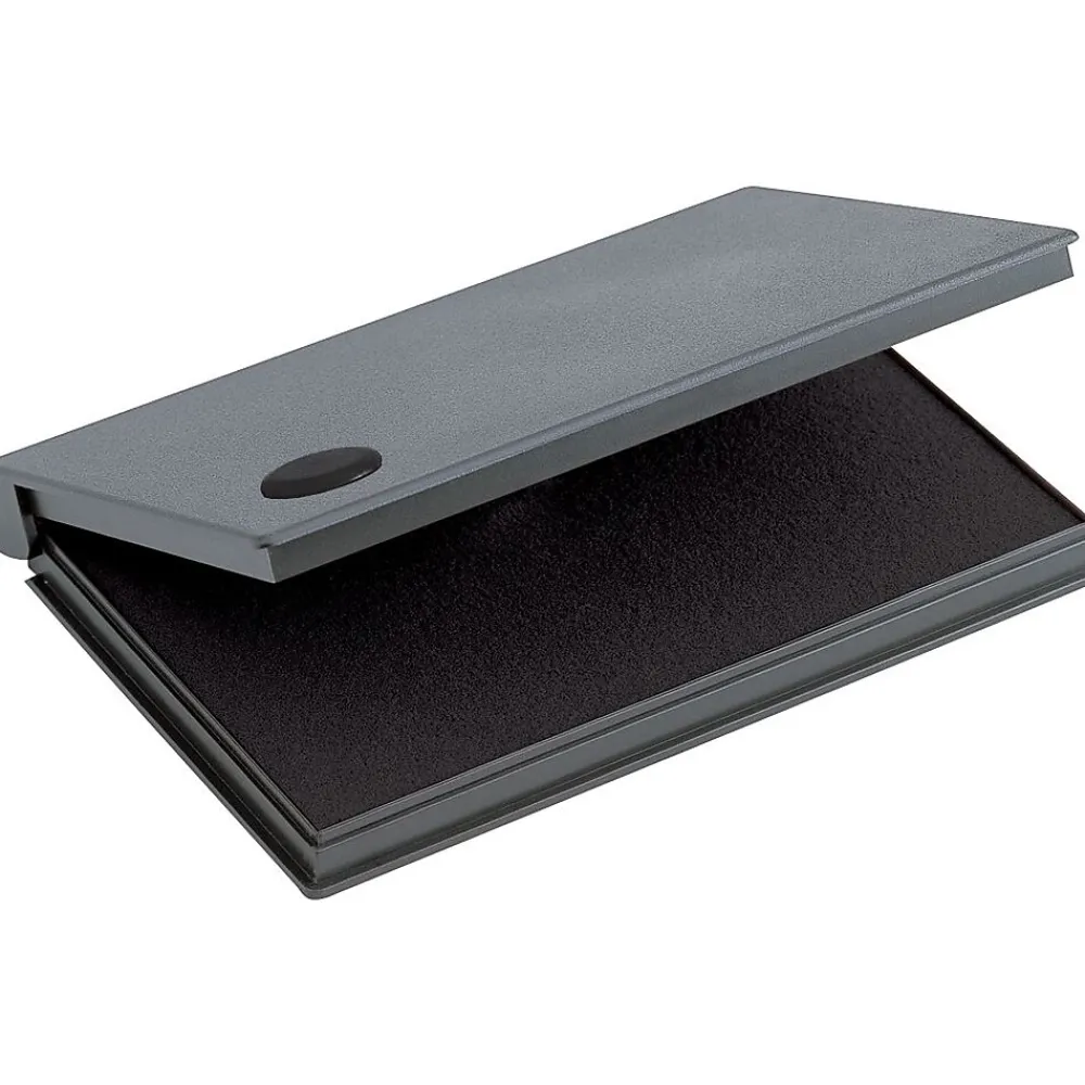 Stamps & Stamp Pads|2000 Plus Felt Stamp Pads, 2-3/4x4-1/4", Black, 12/Carton (090406-CT)