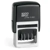 Stamps & Stamp Pads|2000 Plus 4-in-1 Date Stamp, Blue and Red Ink (011098)