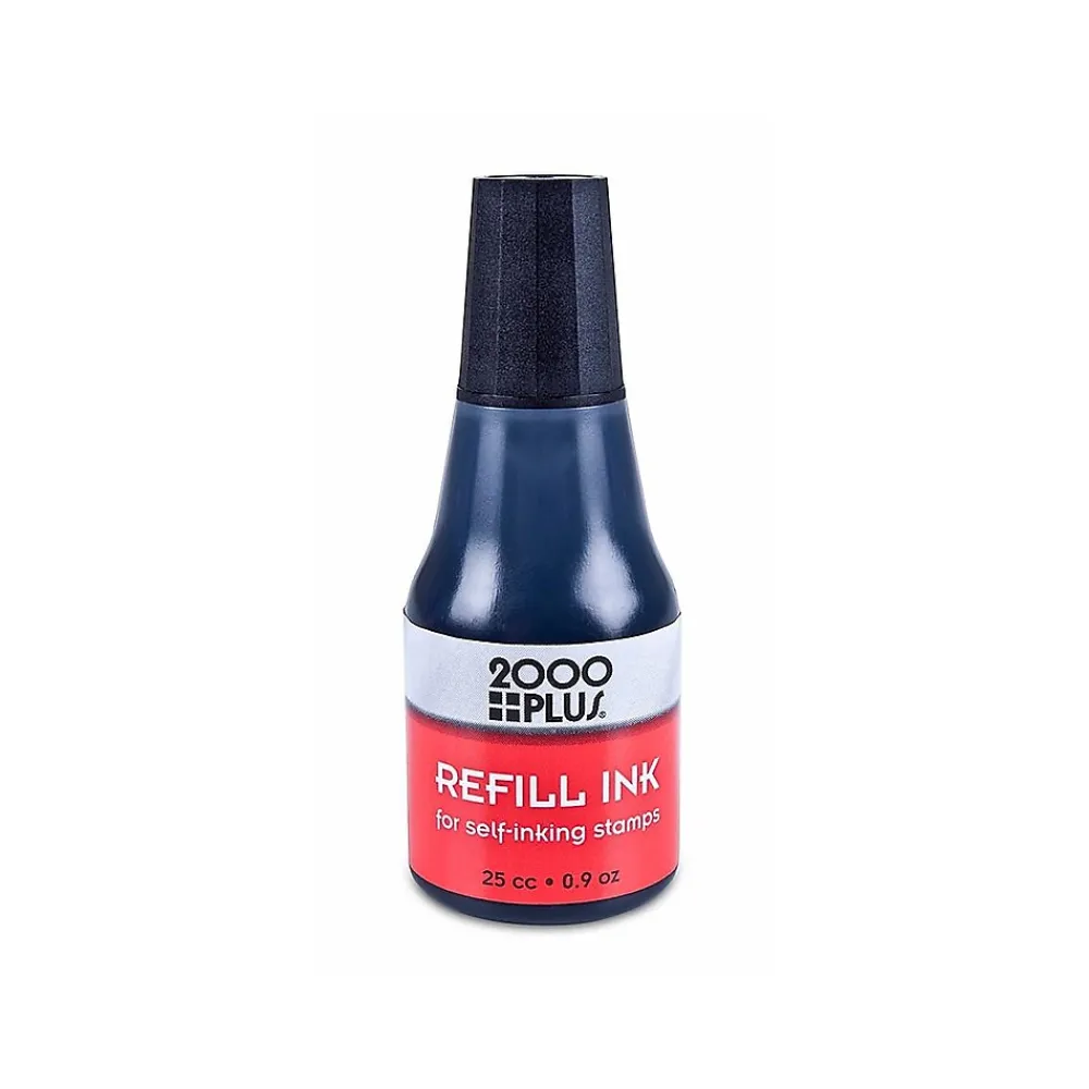 Stamps & Stamp Pads|2000 Plus Self-Inking Ink Refills, Black Ink (032962)
