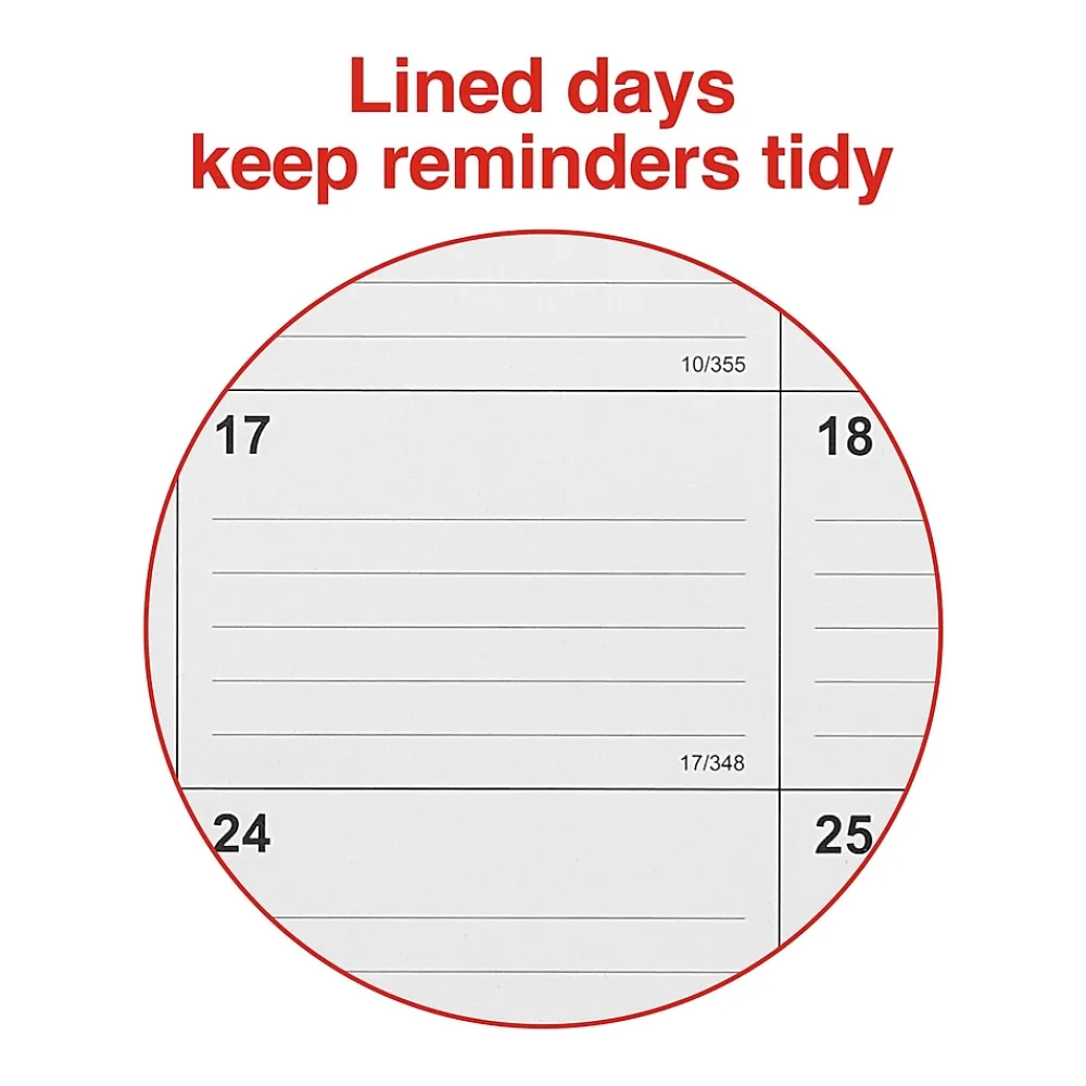 2025 Calendars|Staples 2025 22" x 17" Desk Pad Calendar, (ST59700-25) Navy