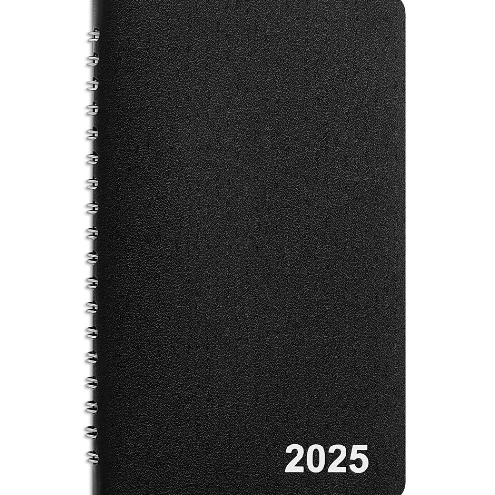 2025 Planners|Staples 2025 3" x 6" Weekly & Monthly Planner, Assorted Colors (ST16270-25)
