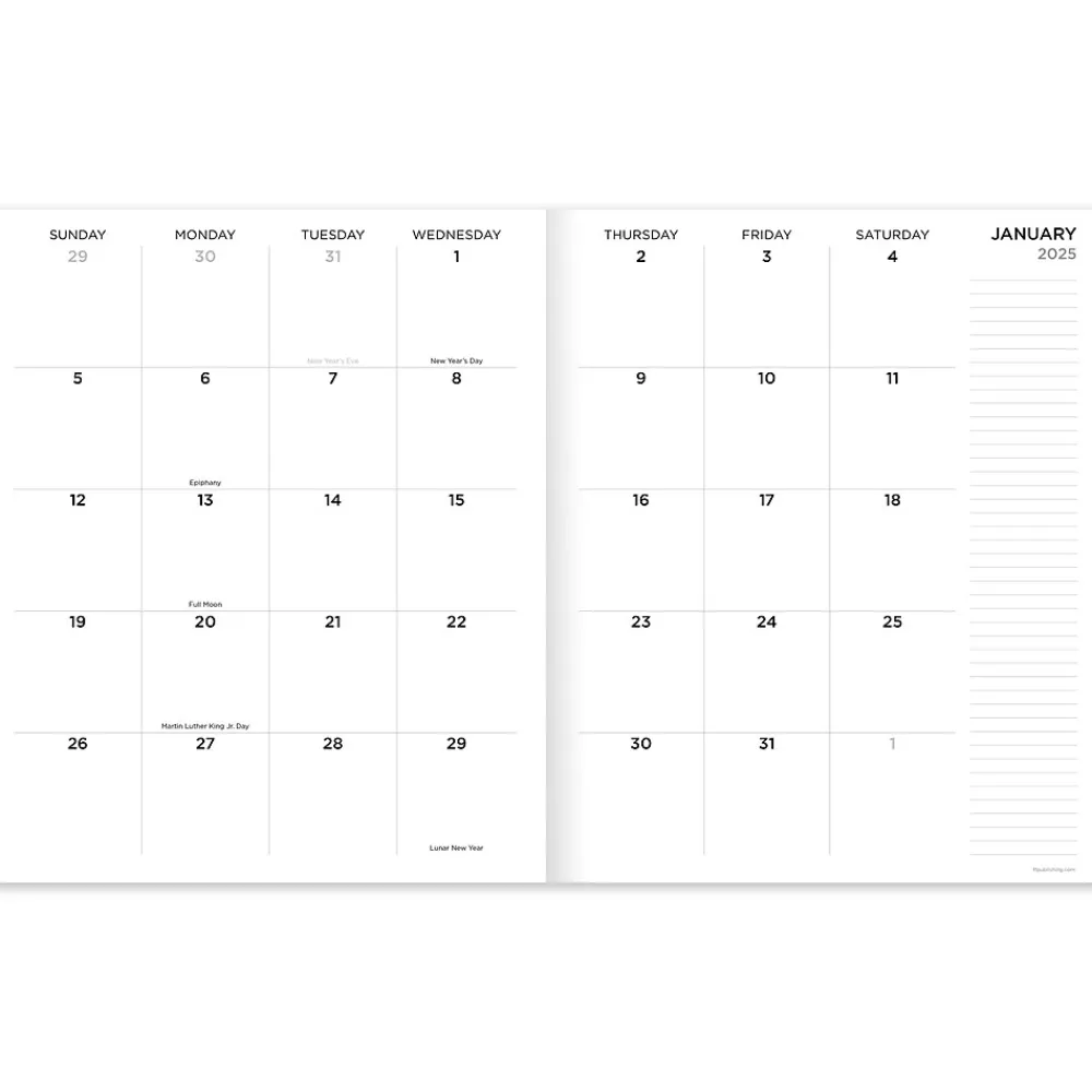 2025 Planners|TF Publishing 2025 9" x 11" Wacky and Wavy Large Monthly Planner 25-4716