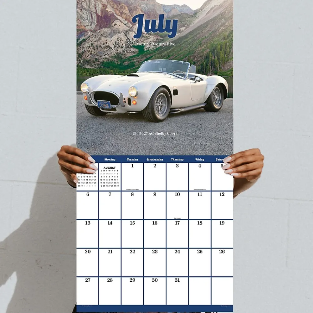 2025 Calendars|TF Publishing 2025 12" x 12" Classic Cars Wall Calendar (25-1004)