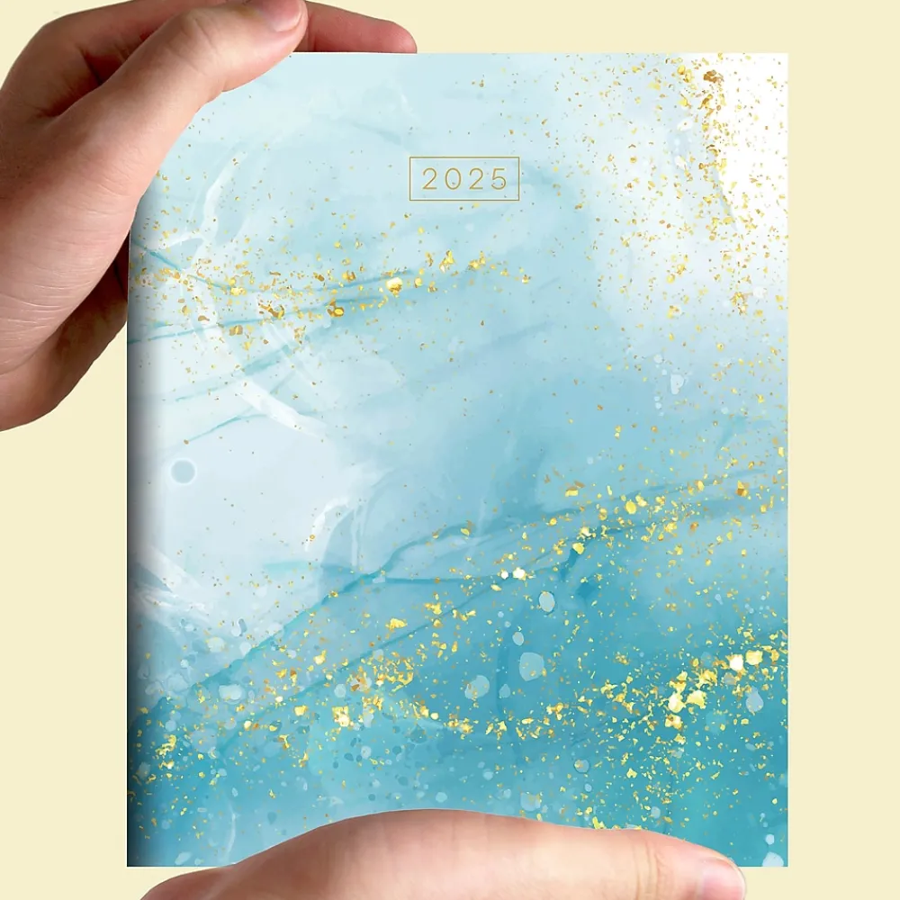 2025 Planners|TF Publishing 2025 6.5" x 8" Monthly Planner, Paperboard Cover, Floating Blue (25-4208)