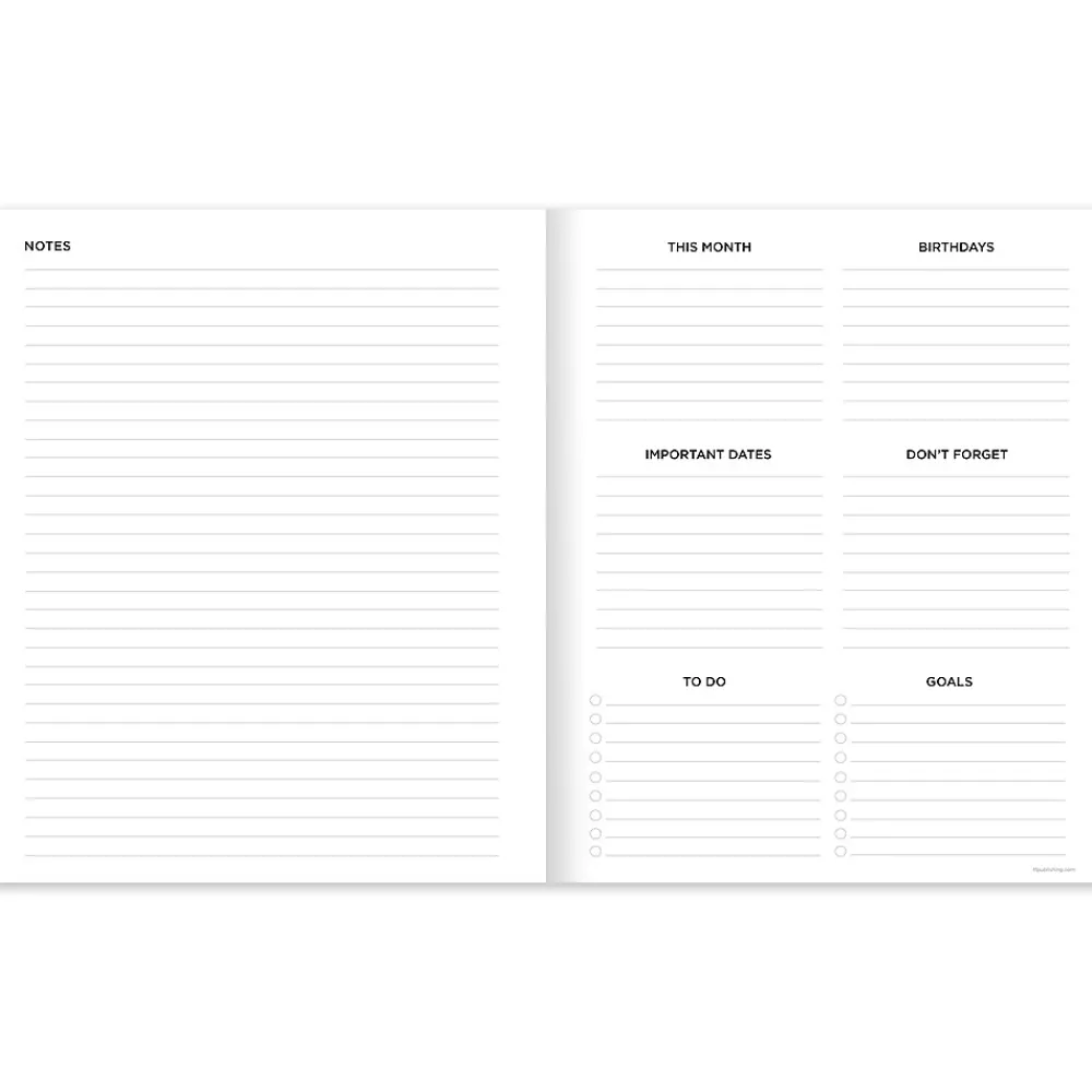 2025 Planners|TF Publishing 2025 9" x 11" Monthly Planner, Paperboard Cover, Hazy and Purple (25-4706)
