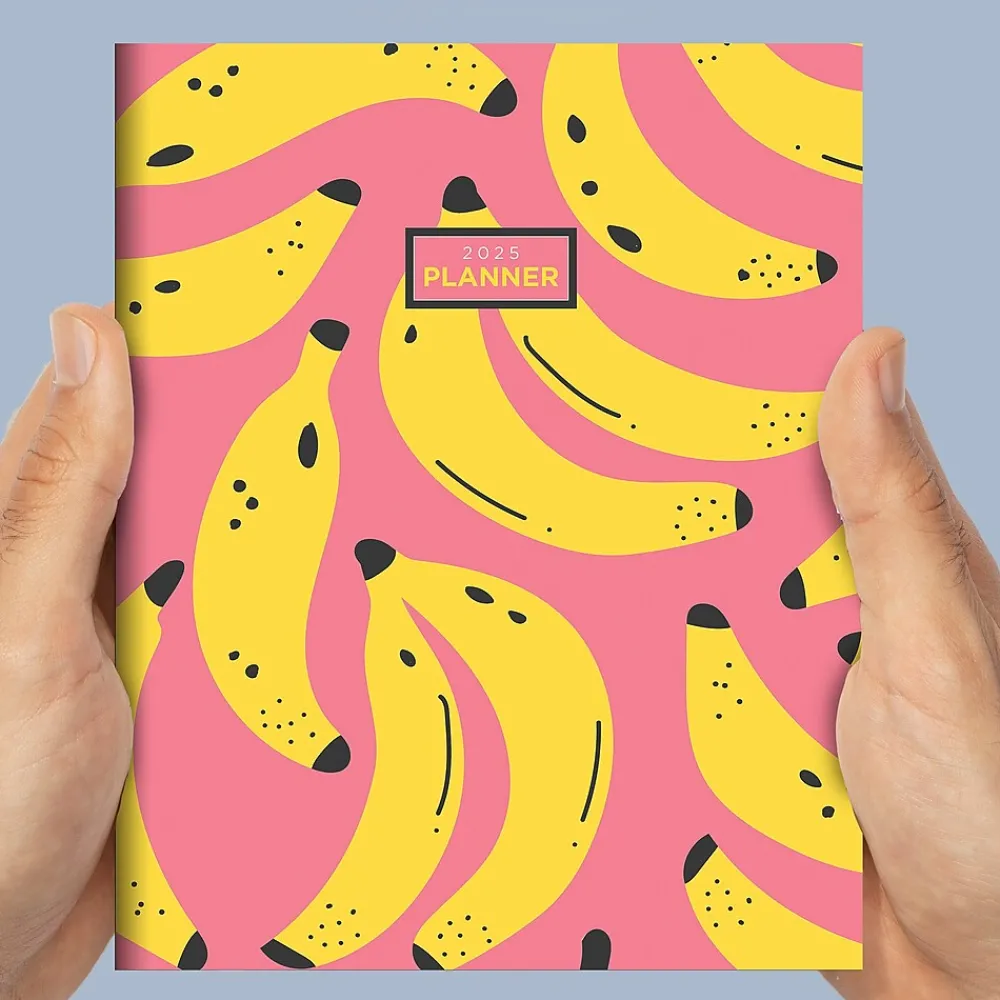 2025 Planners|TF Publishing 2025 6.5" x 8" Monthly Planner, Paperboard Cover, This is Bananas (25-4216)